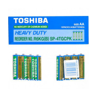 Батарейки Тошибо пальчик 4шт, 40шт/бл