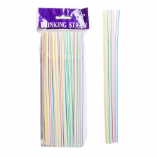 Соломка для коктейля Полоска ГОФРА 50шт (1шт) 0603