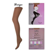 Колготы Lady Sabina 100ден 3D 3р Беж 40шт/ящ