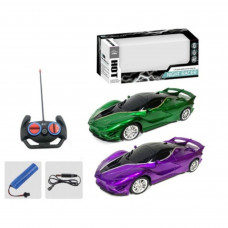 Машина 18-9 радіокер., 1:18, 2 кольори, акум., USB, світло, кор., 27-12-9 см.