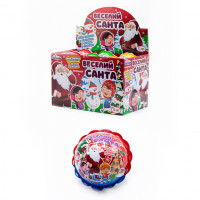 Шоколадные яйца "Джой" ШАР Веселый Санта (шоколад+печенье+игрушка) 15гр 12шт/бл 144шт/ящ 6970895710848