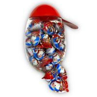 Шоколадные яйца "Джой" Санта (шоколад+печенье+игрушка) 6гр 60шт/бл 480шт 6929309987208