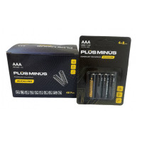 Батарейка LR03 Plus minus в 4шт на блистере ALKALINE POWER  48 шт