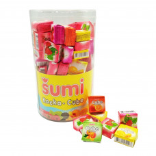 Жувальна цукерка SUMI kocka-cube банка 11,5гр 100шт/б 800шт/ящ 3838700055498