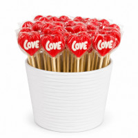 Леденцы в корзине СЕРДЦЕ LOVE 40г/шт 50шт/уп 4820280370015