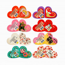 Валентинка серце Апельсин ВЛ-03 міні