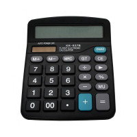 Калькулятор №837В JOINOS малий чорний 12цифр сонеч. або 1R6 (120)