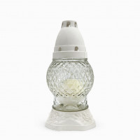 Свічка лампадка Кришталик зі стрічкою на 18 рік. (15/ящ)