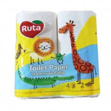 Туалетная бумага Ruta Kids 4рул 2ш