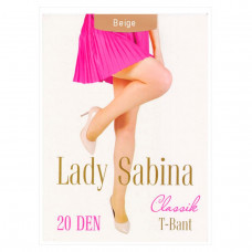 Колготи Lady Sabina 20ден Т-Bent 5р Беж 50шт/ящ