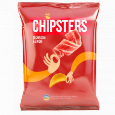 Чіпси Chipster's зі смаком Бекону 130гр 16шт/ящ