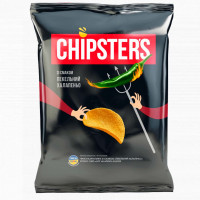 Чипсы Chipster's со вкусом Адский халапеньо 130гр 16шт/ящ