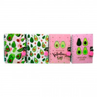 Блокнот А6 с замком на спирале Авокадо 64939