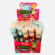 Льодяник STICKY Finger candy + Fruit powder 6гр 30шт/бл 600шт/ящ 8680945411646