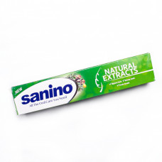 Зубна паста Sanino NATURAL EXTRACTS з натуральним екстрактом 90мл (48шт/ящ)