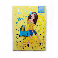 Блокнот А5 64л.клетка Patriot Fashion твер.обкл.Kids linе Zibi12751-22