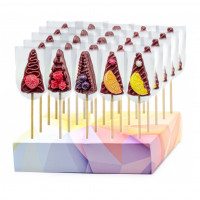 Льодяники "ТІСТЕЧКО" 40г ( 1шт * 24шт / бл * 10бл/ящ ) А-050 ТМ "ALMI"