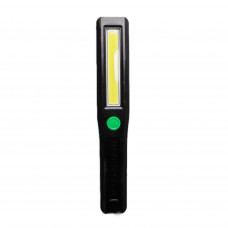 Ліхтарик №320 пластик, на 3 бат. ААА, COB LED +магніт 24шт/уп