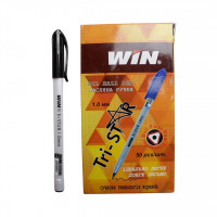 Ручка масл. WIN Tri-Star 1мм черная (50шт/уп)