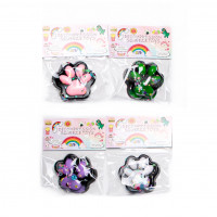 Антистресс Кошачья Лапка черные (цветные подушечки) 16шт/бл 384шт/ящ