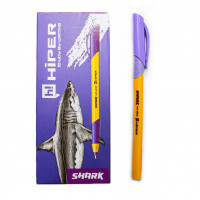 Ручка масл. Hiper Shark 0,7мм фиолетовая НО-200 (10шт)