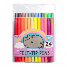 Фломастер 24цв. YES Pusheen rainbow лицензия.12шт/уп/96ящ. 650555