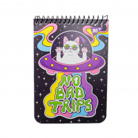 Блокнот А6 80л Acid space на спирали YES 151958 6шт/уп