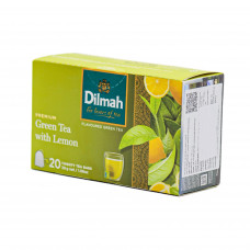 Чай Dilmah Зелений з ЛИМОНОМ 1,5г з/я 20шт 12шт/ящ