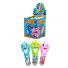 Льодяник + стріляючий цукор Shark Pacifier Lollipop 4.5г/30шт 360шт/ящ  6973218825335