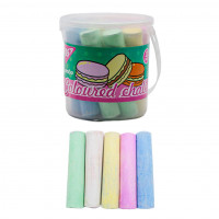 Мел цветной 12шт в ведерке Jambo Sweet Cream 40051