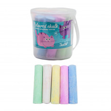 Мел цветной 12шт в ведерке Jambo Sweet Kittecon 400452
