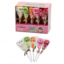 Маршмелоу-кукла Doll Gummy Lollipop 10г 30шт/бл 720шт/ящ