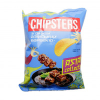 Чипсы Chipster's со вкусом Азиатский барбекю 100гр 16шт/ящ