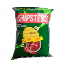 Чипсы Chipster's со вкусом ВОЛНИСТЫЕ Томат спайси 110гр 16шт/ящ
