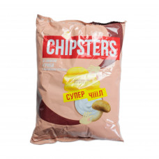 Чіпси Chipster's зі смаком ХВИЛЯСТІ Гриби з вершковим соусом 110гр 16шт/ящ