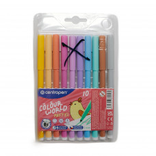 Фломастер 10кол. Centropen 7550/1009