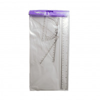 Набір вимір., прил 30см 4 предм Combo., прозорий  002