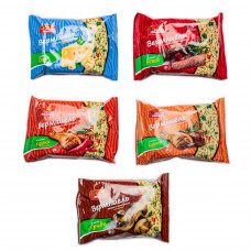 Вермишель быстрого приготовления микс 65г 104шт / ящ Golden Dragon
