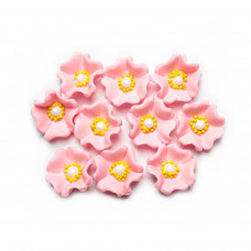 Украшение для торта Мальва розовая (50шт) 50шт/ящ