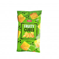 Мармелад желейний "Fruity Cubes" зі смаком банану (12шт*200г) КЛИМ 1262