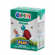 Нектар ТМ "Винни" 0,2л тропик неосветлённый (27шт / уп)