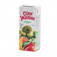 Нектар ТМ "Соки Украины" 0,2 л мультивитамины SLIM (27шт / уп)