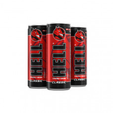 Напій б/а енергетичний газ. HELL класичний (24шт) 5999884034469