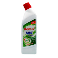 Чистящее средство для туалетов DOMIK WC зелен. кисл. гель 1л 10шт/уп