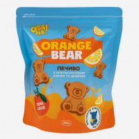Ведмедик Апельсиновий печиво цукрове 200гр 14шт/ящ