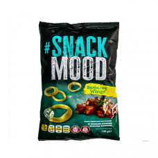 Снеки SNACK MOOD 140г пшенично-картофельные со вкусом куриных крылышек барбекю (9шт / ящ)