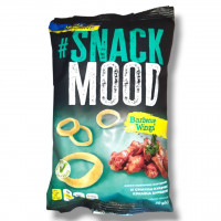 Снеки SNACK MOOD 50г пшенично-картофельные со вкусом куриных крылышек барбекю (24шт/ящ)