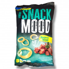 Снеки SNACK MOOD 50г пшенично-картофельные со вкусом куриных крылышек барбекю (24шт/ящ)