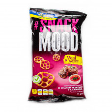 Снеки SNACK MOOD 75г пшенично-картофельные со вкусом телятины с аджикой 9шт/ящ