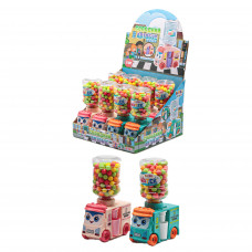 Драже с игрушкой Сладкий автобус 50г 8шт/бл 64шт/ящ